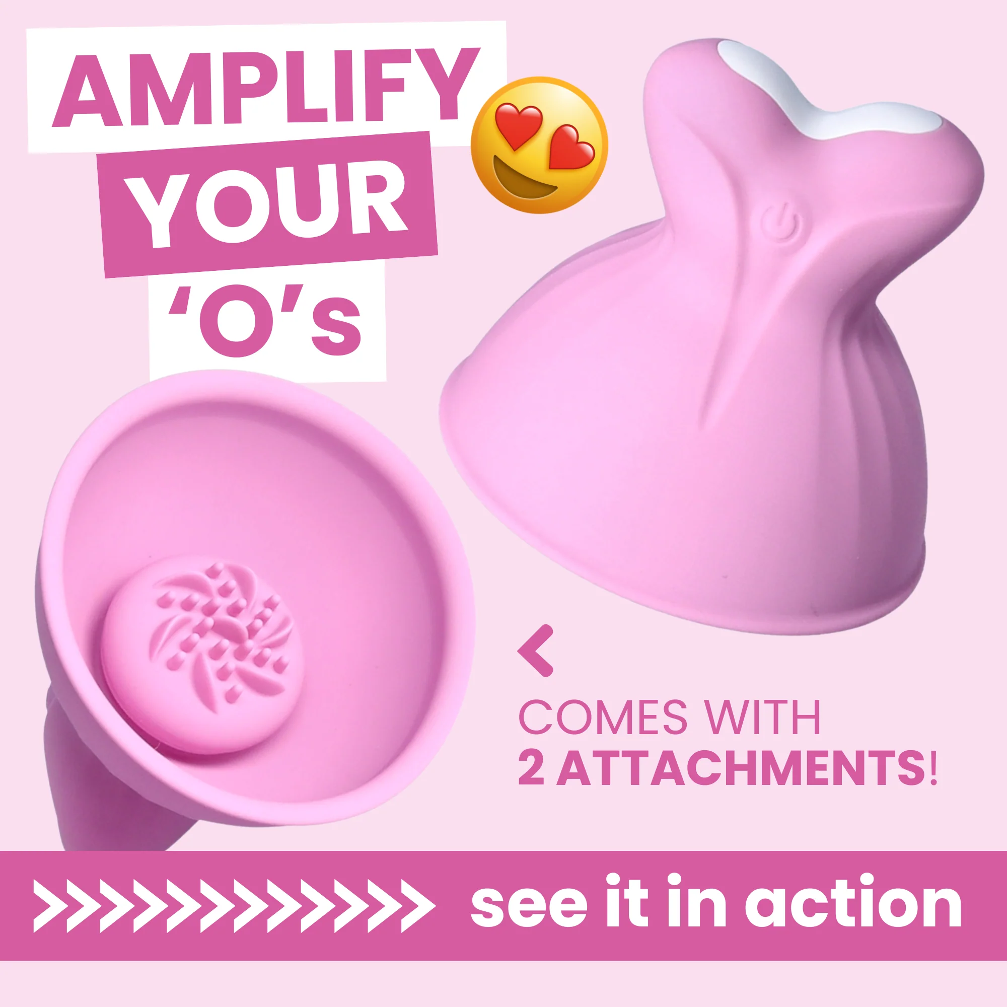 Twist & Tingle Nipple Teasers - Comes with 2 Textured Attachments!