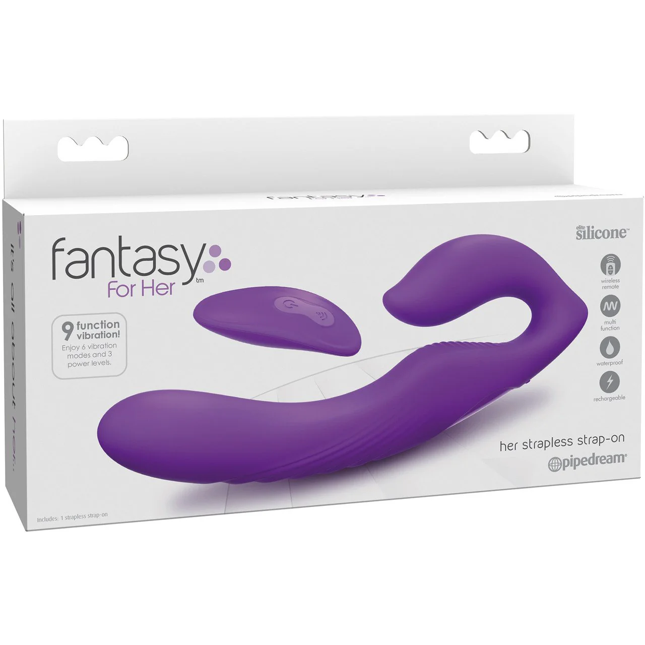 Ultimate Silicone Strapless Strap-on - Comes With A Wireless Remote! - Image 4