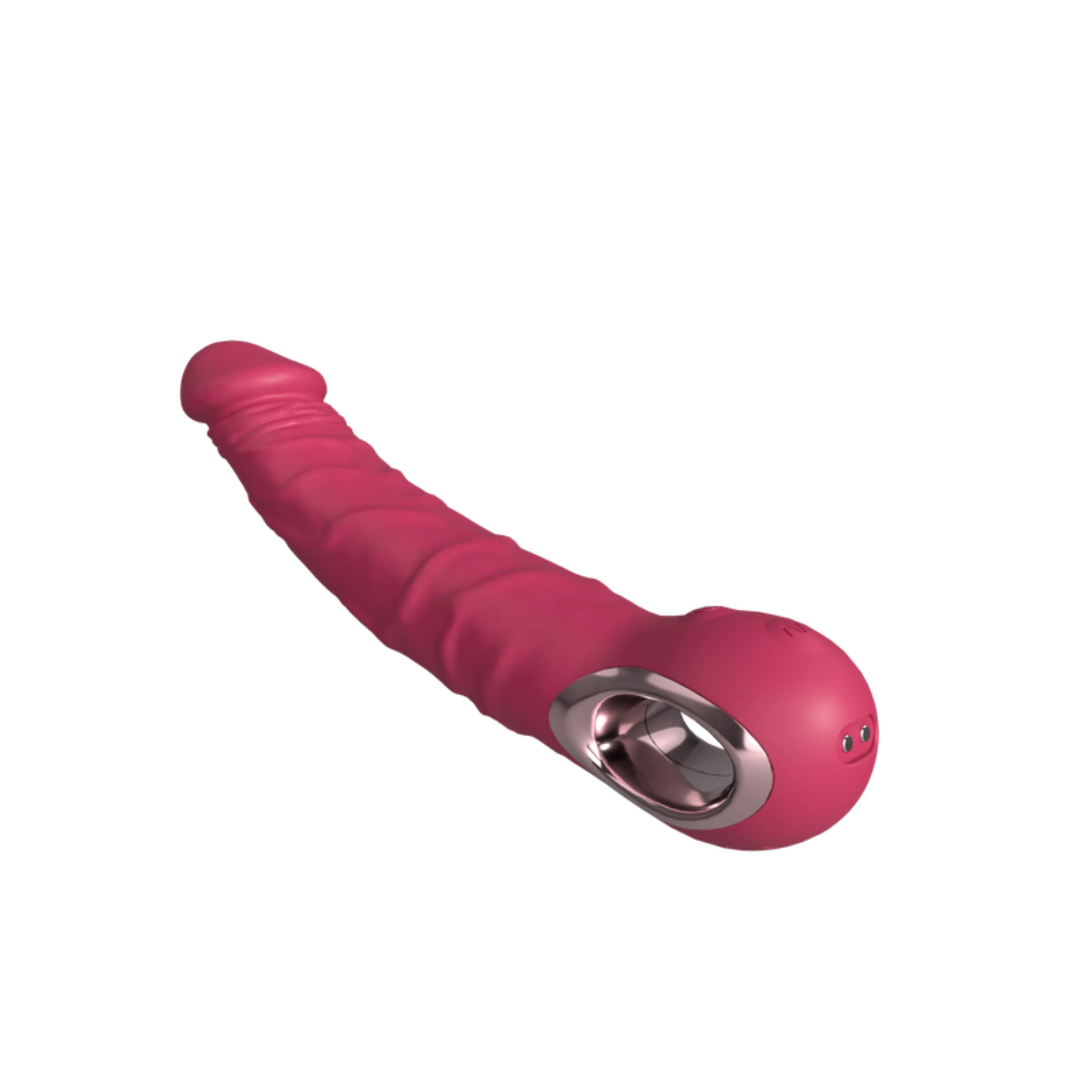 9.5 Inch Veined Vibrating  Silicone Dildo - Deep, Lifelike Penetration! - Image 10