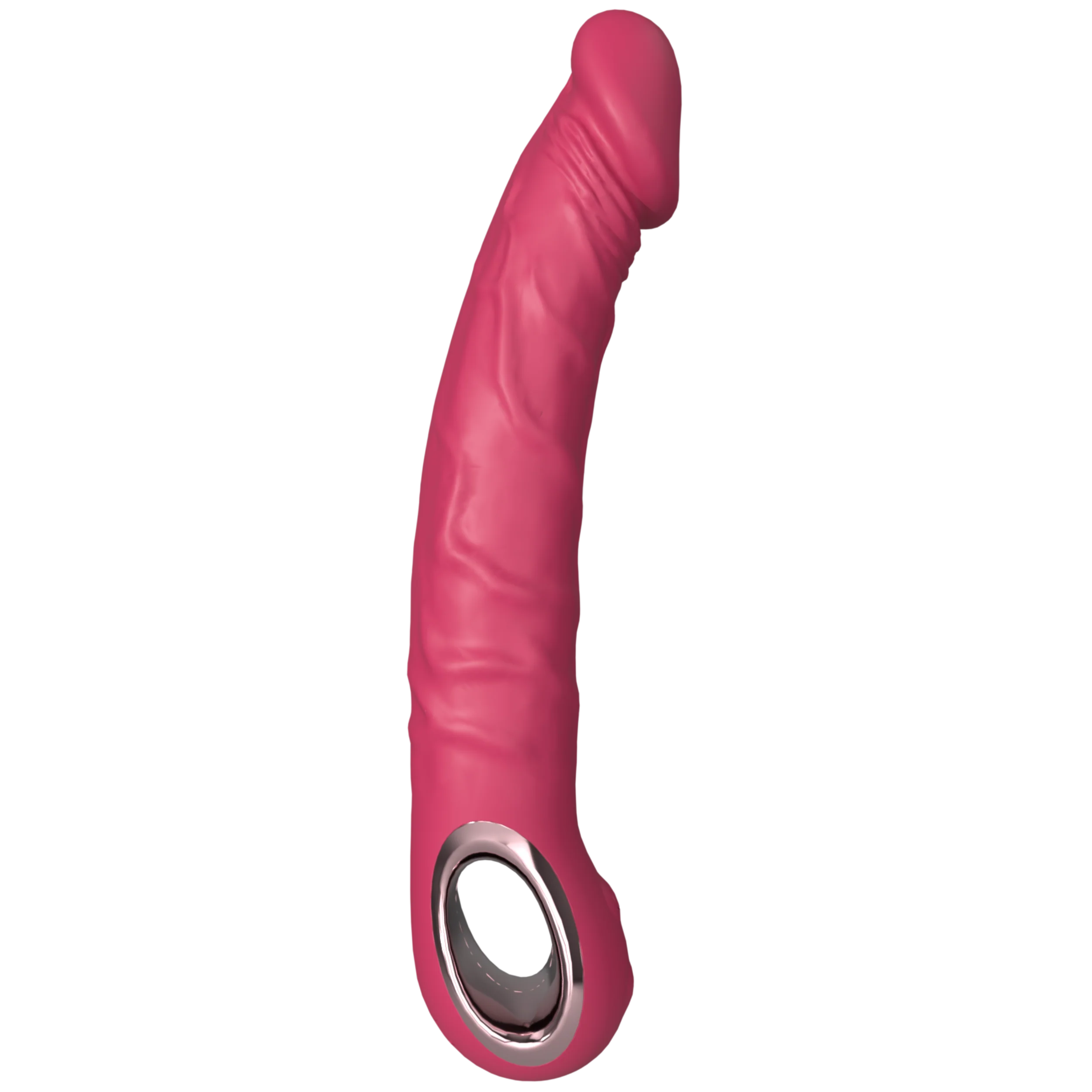 9.5 Inch Veined Vibrating  Silicone Dildo - Deep, Lifelike Penetration! - Image 12