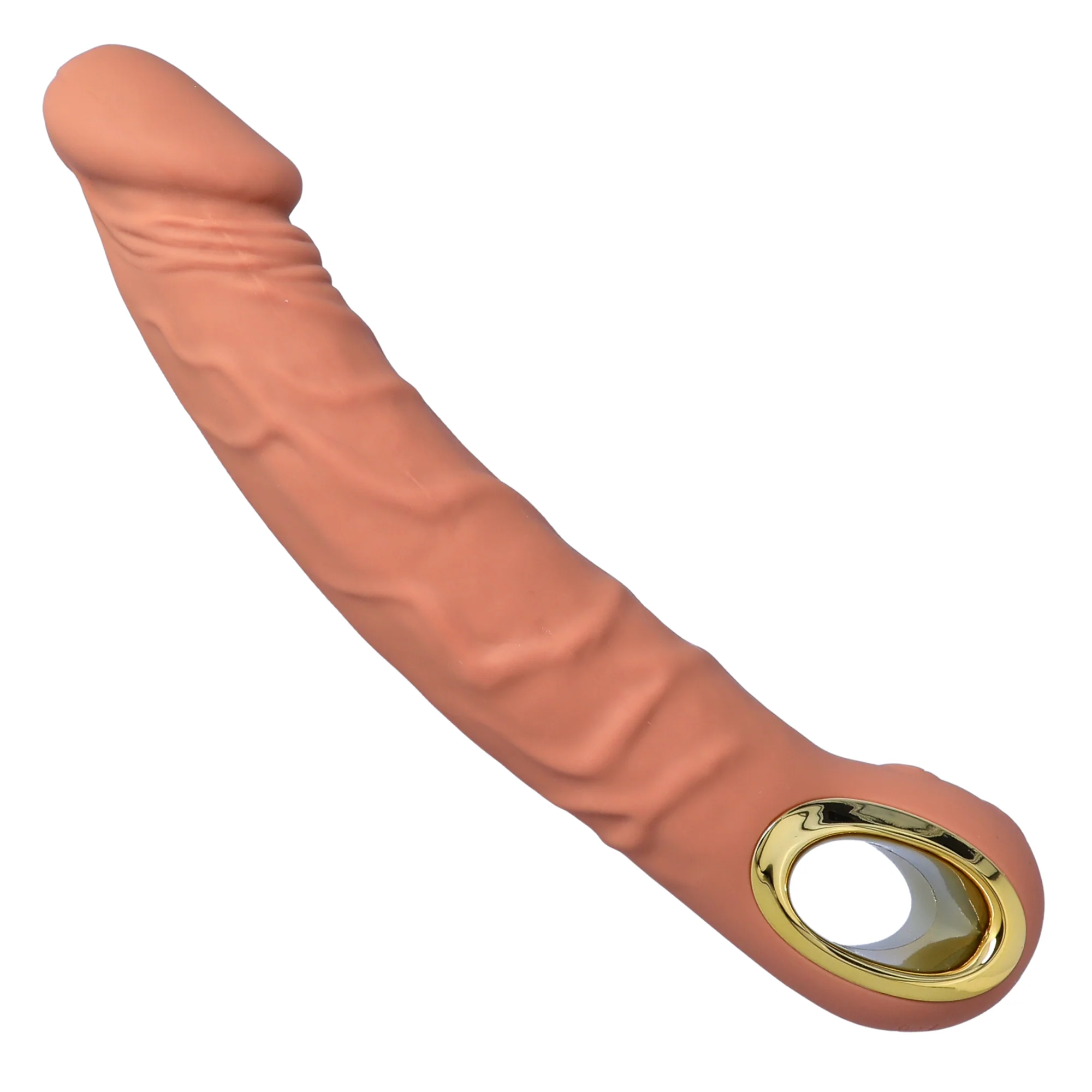 9.5 Inch Veined Vibrating  Silicone Dildo - Deep, Lifelike Penetration! - Image 8