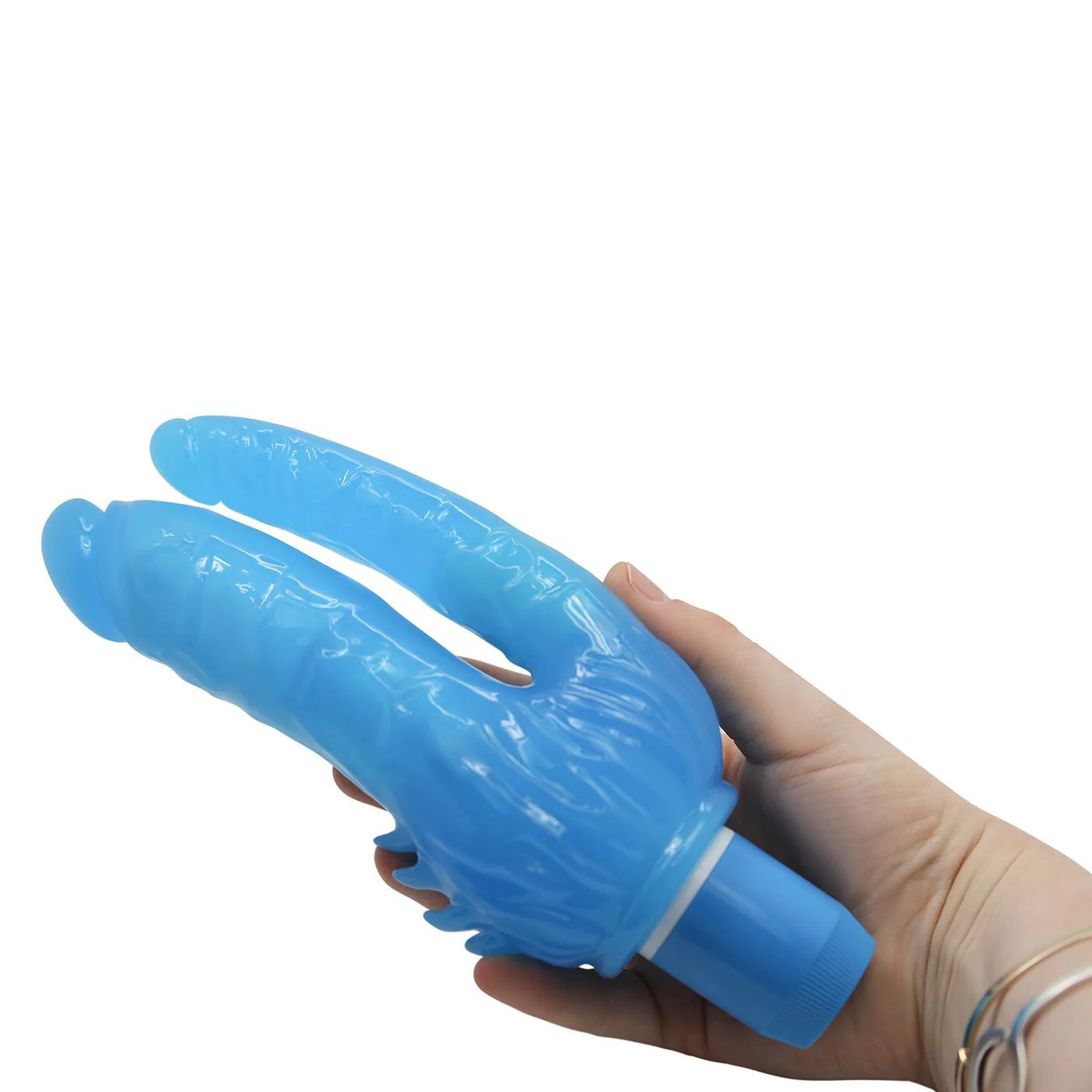 Clit Stimulating Dual Penetration Vibrating Dildo - Image 7