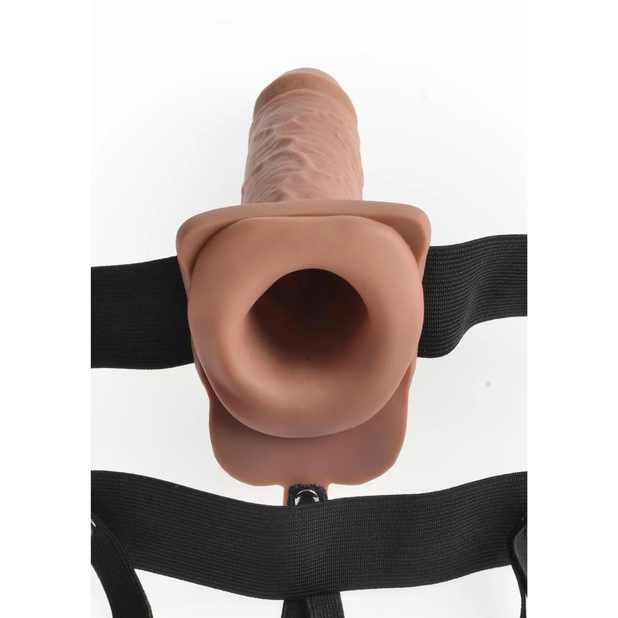 Fetish Fantasy Series Rechargeable Hollow Strap-On Dildo with Balls and Harness with Remote Control 7in - Image 4