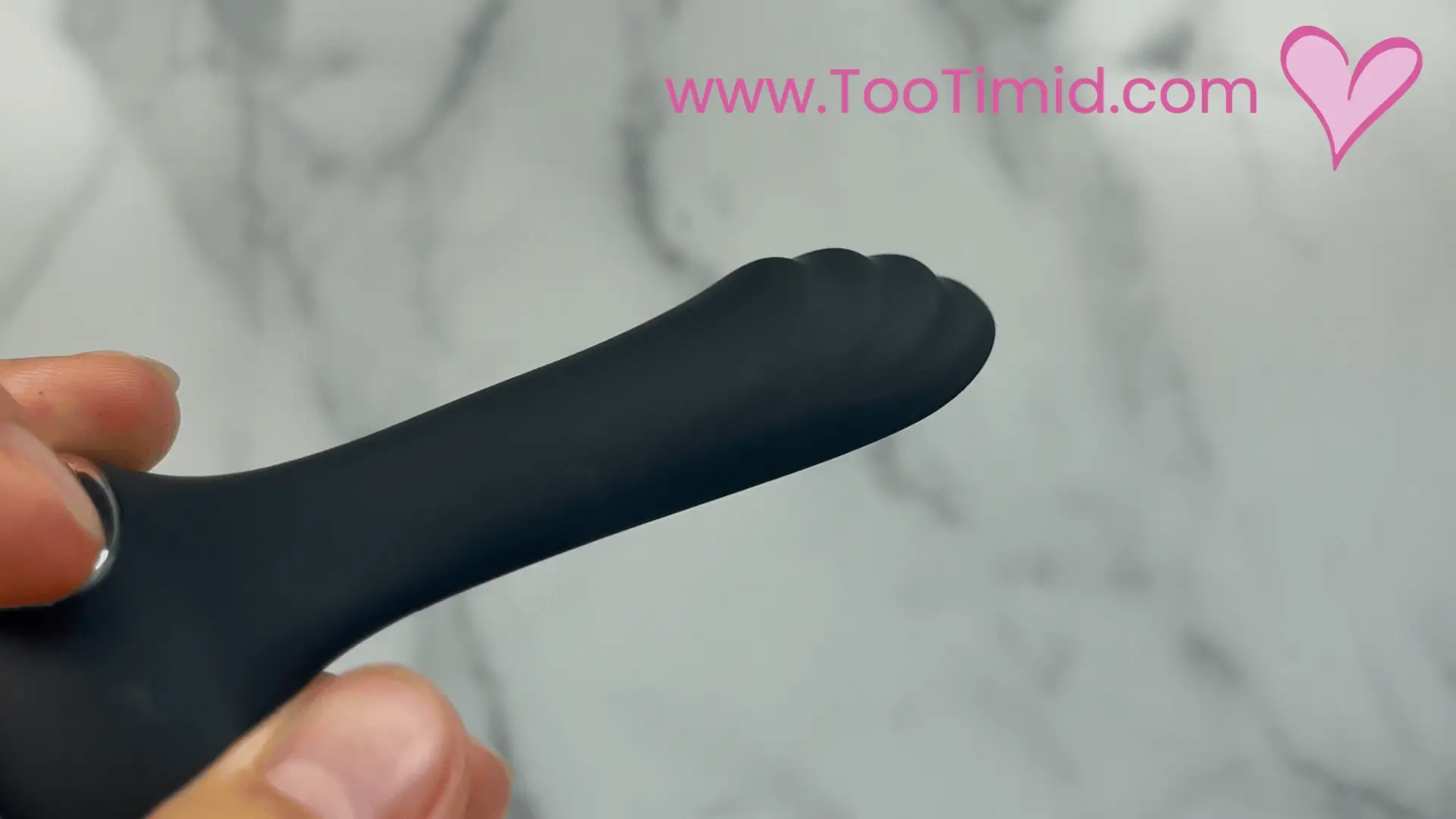 FLIRT Vibrating Silicone C-ring with G-Spot Stimulator & Ball Tickler - Image 2