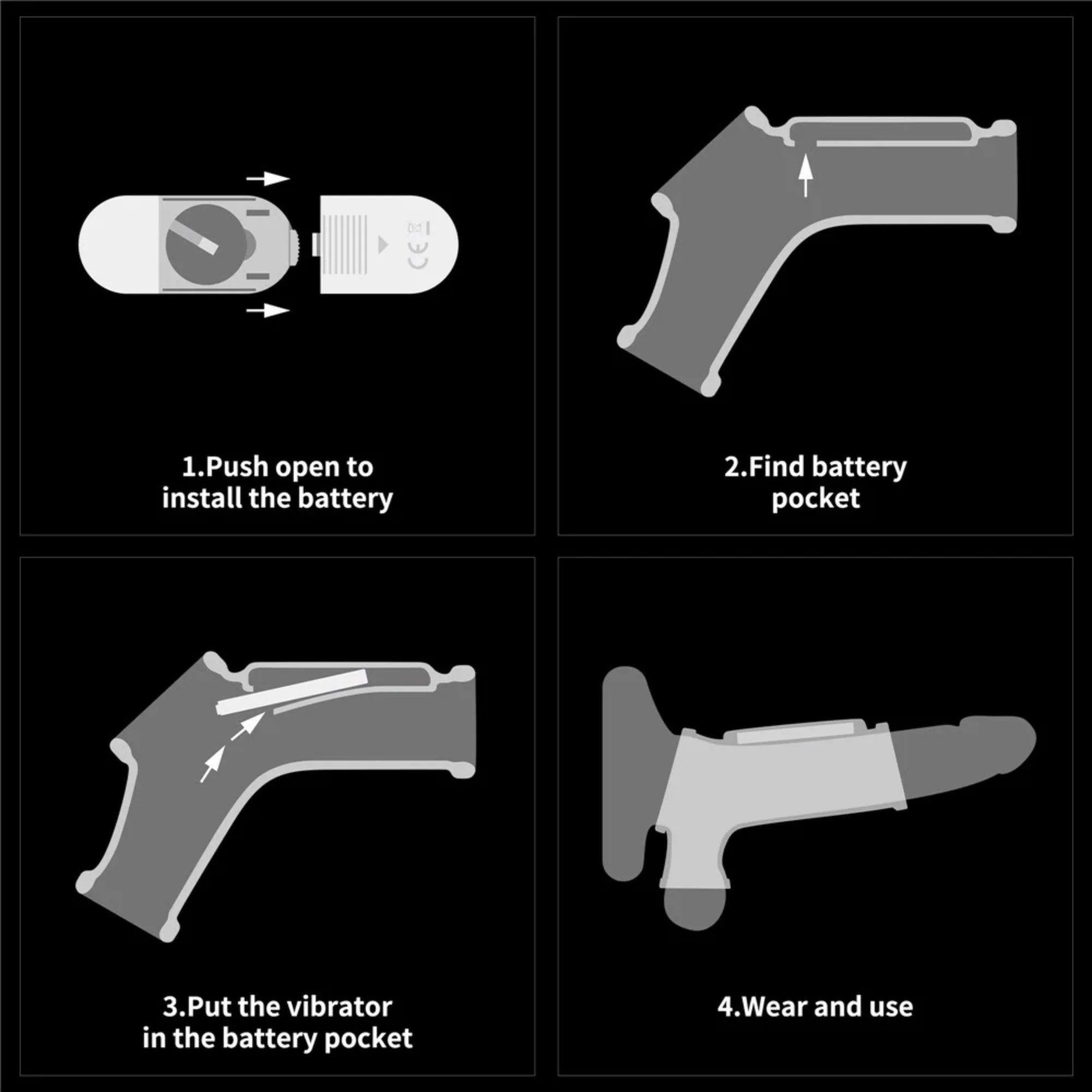 Wave Vibrating Knights Ring Scrotum Sleeve - Image 7
